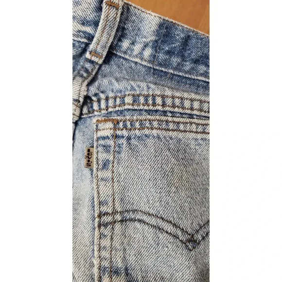 VINTAGE  LEVI'S‎ 1990 Silvertab Lightwash straight leg jeans womens size … - Picture 8 of 8